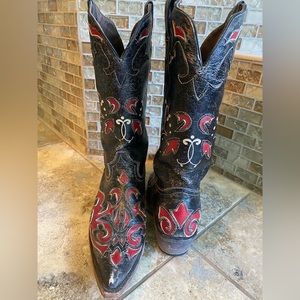 Pecos Bill Cowboy Boots-Size 7